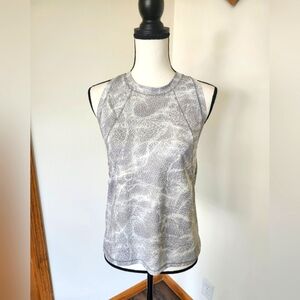 All in Motion Women's Gray Patterned Athletic Tank Top Shirt